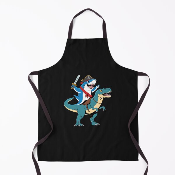 Item preview, Shark Pirate Dinosaur T rex T Shirt Jawsome Boys Kids Men designed and sold by GaryPacheco6.