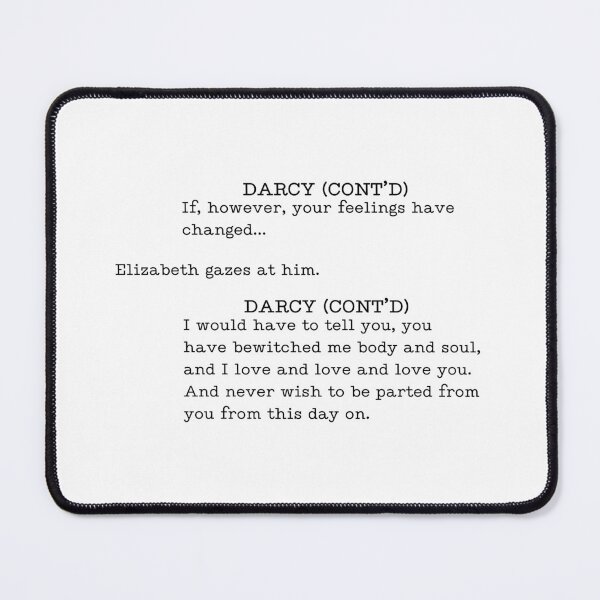 Item preview, Pride and Prejudice (2005) Screenplay. Mr Darcy Proposal designed and sold by CoCoArt-Ua.