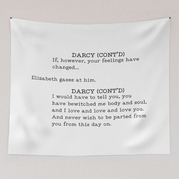 Item preview, Pride and Prejudice (2005) Screenplay. Mr Darcy Proposal designed and sold by CoCoArt-Ua.