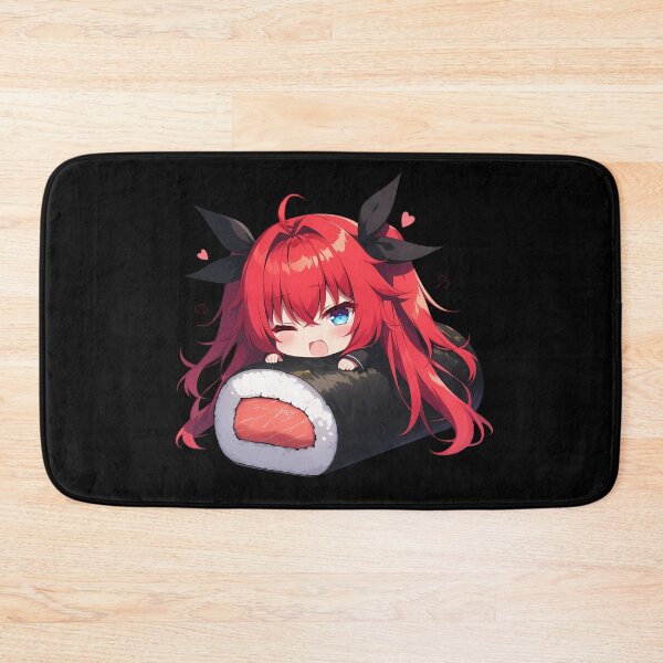 Item preview, Rias Gremory Peeking Out From Sushi Roll Kawaii Chibi High School Dxd Anime designed and sold by CarlosBender.