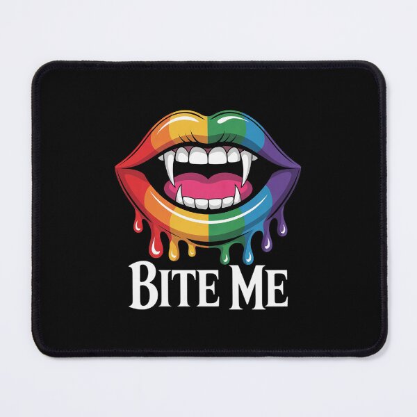 Item preview, Bite Me Vampire Lips Fangs LGBTQ+ Pride Halloween Costume designed and sold by RoyTill0Art.