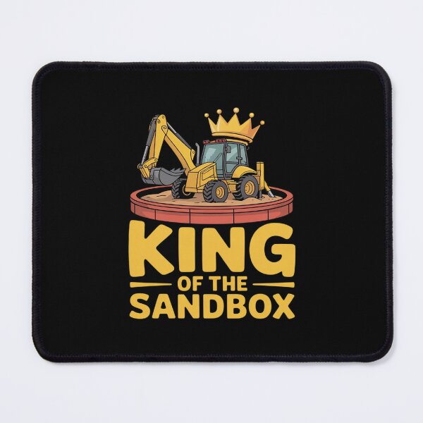 Item preview, King of The Sandbox Backhoe Operator designed and sold by CultureSpec.