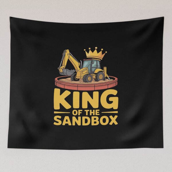 Item preview, King of The Sandbox Backhoe Operator designed and sold by CultureSpec.