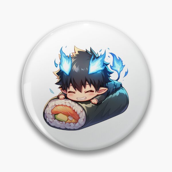 Item preview, Irina Shidou Lying On Sushi Roll Kawaii Chibi High School Dxd Anime designed and sold by CarlosBender.