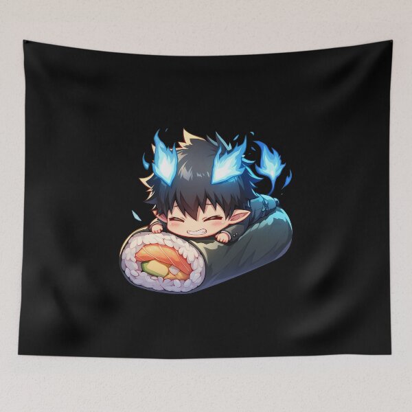 Item preview, Irina Shidou Lying On Sushi Roll Kawaii Chibi High School Dxd Anime designed and sold by CarlosBender.