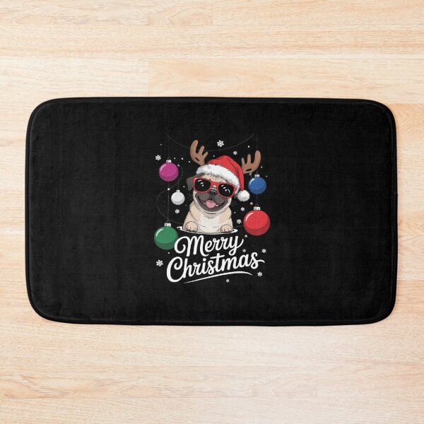 Item preview, Pug Christmas Tree Dog Santa Xmas Women Men Merry Dogmas designed and sold by dainegilbert.