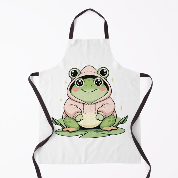 Item preview, Kawaii Frog Hoodie Design | Cute Pastel Frog Illustration for Cozy Aesthetic Apparel . designed and sold by printeGear.