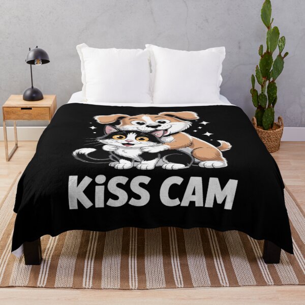 Item preview, Kiss Cam Dog & Cat Pet Lovers Kids Girl designed and sold by CultureSpec.