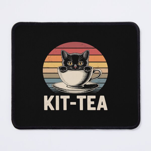 Item preview, Kit Tea Black Kitty Cat Tea Lover designed and sold by CultureSpec.
