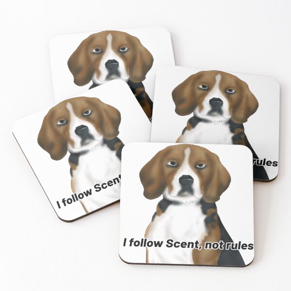 Item preview, Beagle – “I Follow Scent, Not Rules” – Funny Dog Lover Design designed and sold by Crack-in-Colors.
