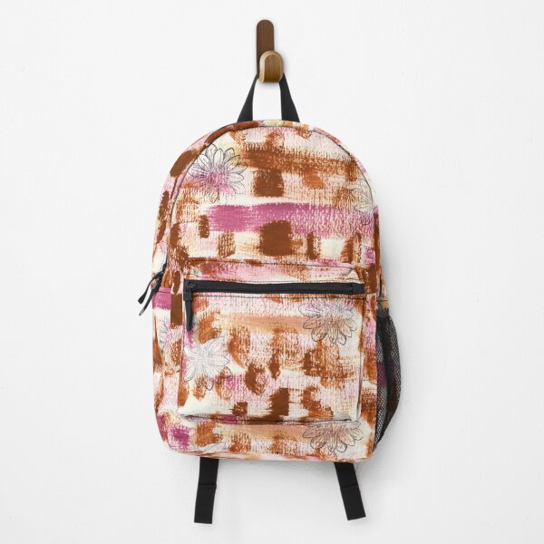 Item preview, Pink and Brown Painty Paper 2 designed and sold by Elliementalist.