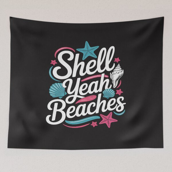 Item preview, Shell Yeah Beaches Funny Beach Lover Beachcomber Shelling designed and sold by JessicaWalshdf.