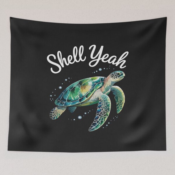 Item preview, Shell Yeah - Cute Tortoise & Sea Turtle Lover designed and sold by JessicaWalshdf.