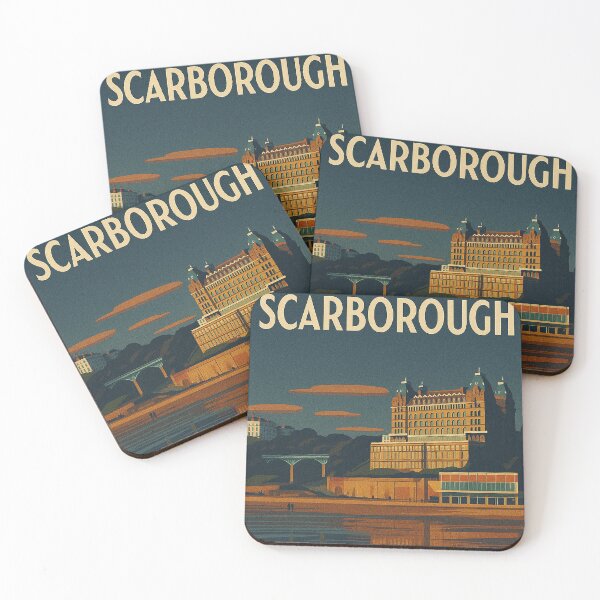 Item preview, Scarborough Beach And The Grand Hotel designed and sold by The Deco Bureau.
