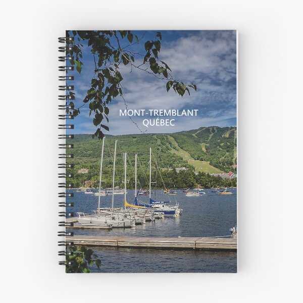 Item preview, Tremblant Marina with Mont-Tremblant in the background designed and sold by Production Art Manon Meilleur.