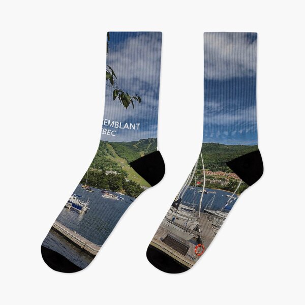 Item preview, Tremblant Marina with Mont-Tremblant in the background designed and sold by Production Art Manon Meilleur.