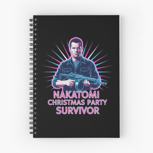 Item preview, Die Hard Christmas Party Survivor Retro Neon designed and sold by Amelia Design.