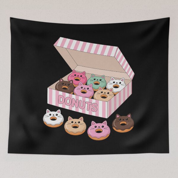 Item preview, Kitten Donuts Pastry Cat Lover Cute Doughnut Cats designed and sold by CultureSpec.