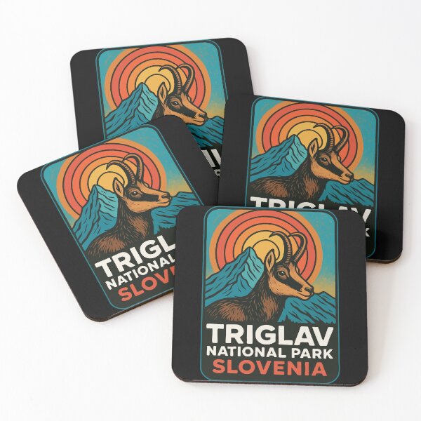 Item preview, Triglav Mountain National Park Slovenia Retro  designed and sold by TomFrontierArt.