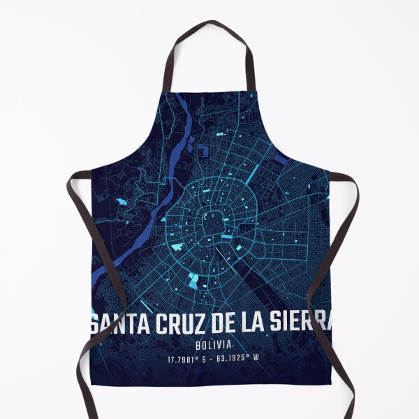 Item preview, Santa Cruz de la Sierra Midnight City Map designed and sold by HomeLivingCo.