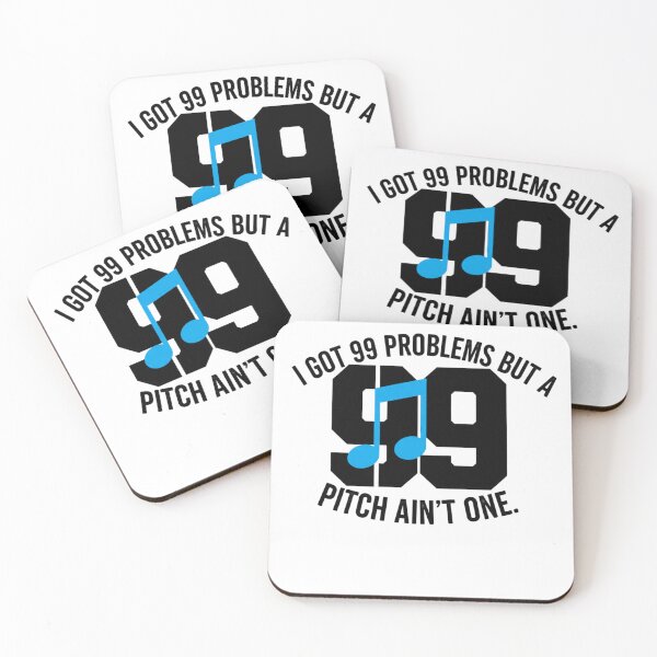 Item preview, Funny Music T-Shirt - '99 Problems But A Pitch Ain't One' - Musician Pun, Hip Hop Humour Gift designed and sold by INWESTOR88.