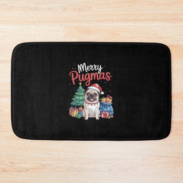 Item preview, Pug Santa Merry Pugmas Christmas Pajamas Women Kids designed and sold by dainegilbert.