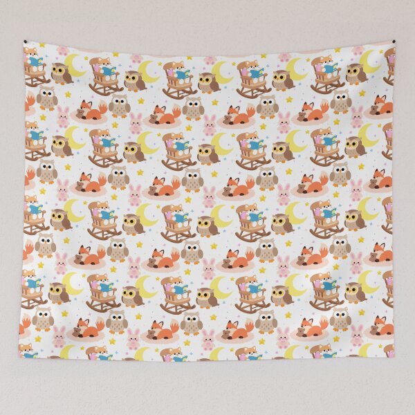 Item preview, Baby Shower Bedtime Story Seamless designed and sold by KJackArtwork.