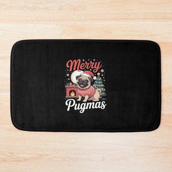 Item preview, Puggy Christmas Pug Costume Pug Santa Merry Pugmas Santa Pug designed and sold by dainegilbert.