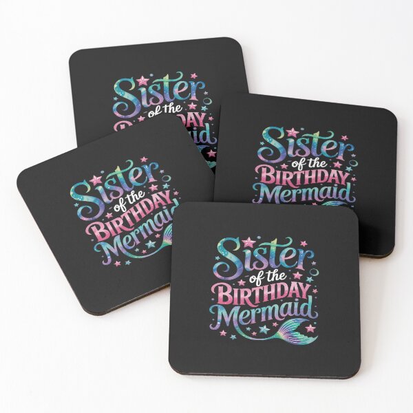 Item preview, Sister Of The Birthday Mermaid Girl Bday Party Squad Family designed and sold by JessicaWalshdf.