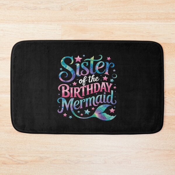 Item preview, Sister Of The Birthday Mermaid Girl Bday Party Squad Family designed and sold by JessicaWalshdf.