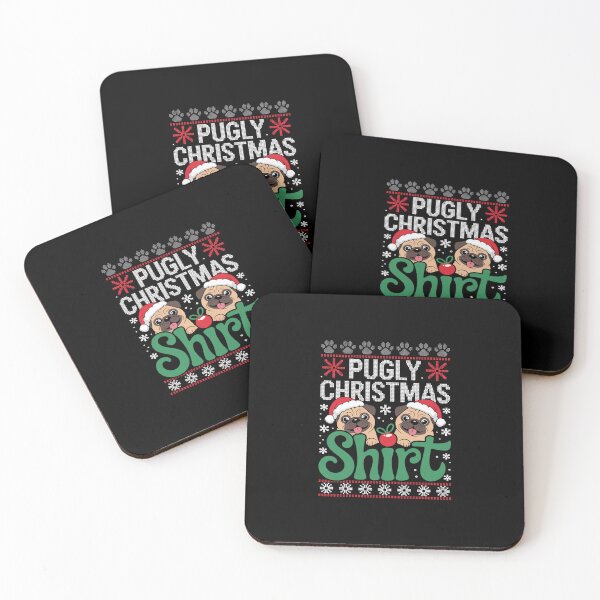 Item preview, Pugly Christmas Pug Lover Merry Pugmas  designed and sold by dainegilbert.