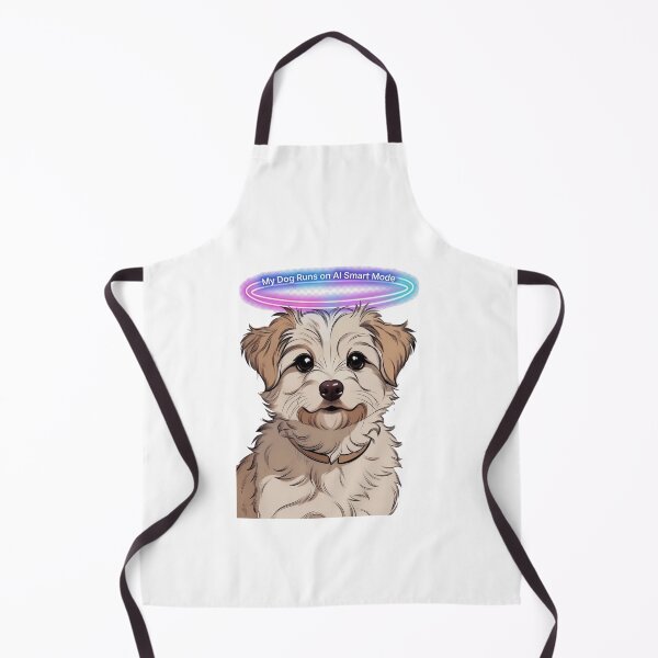 Item preview, AI Smart Mode Dog – Funny Tech Pet Shirt designed and sold by EcoArtTees.