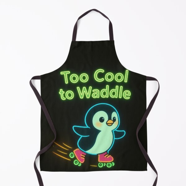 Item preview, RollerPenguin Emoji – Too Cool to Waddle designed and sold by HiteshArt111.