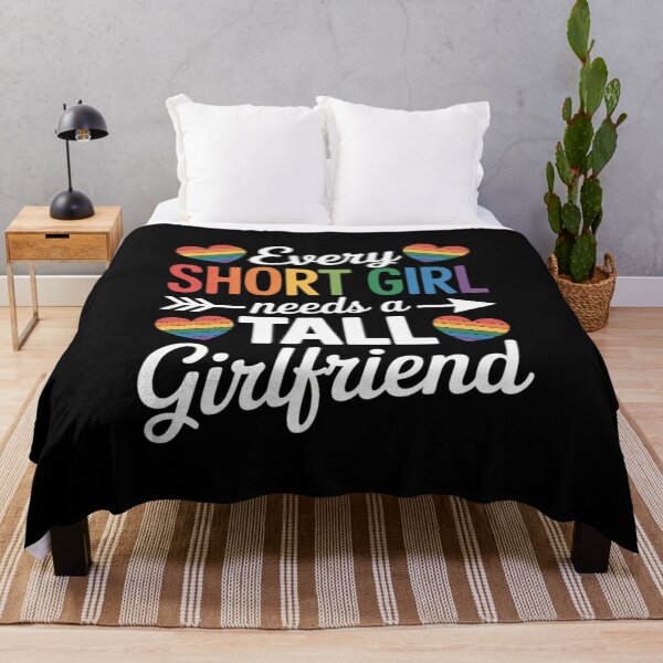 Item preview, Every Tall Girl Needs A Girlfriend LGBT Lesbian designed and sold by RoyTill0Art.