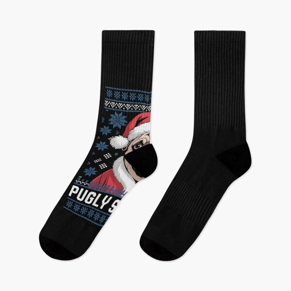 Item preview, Pugly Christmas Pug Merry Pugmas Dog Lover Santa Men Women Kids designed and sold by dainegilbert.