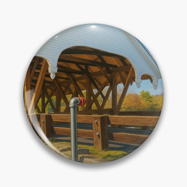 Item preview, The Historic Stark Covered Bridge designed and sold by Takeda-art.