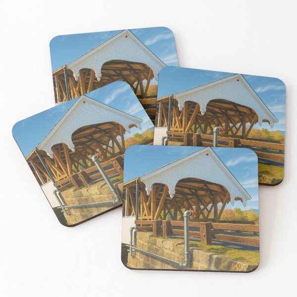 Item preview, The Historic Stark Covered Bridge designed and sold by Takeda-art.