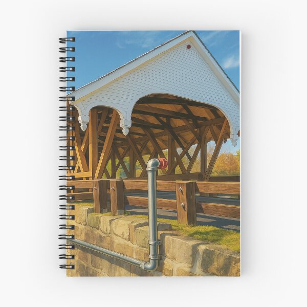 Item preview, The Historic Stark Covered Bridge designed and sold by Takeda-art.