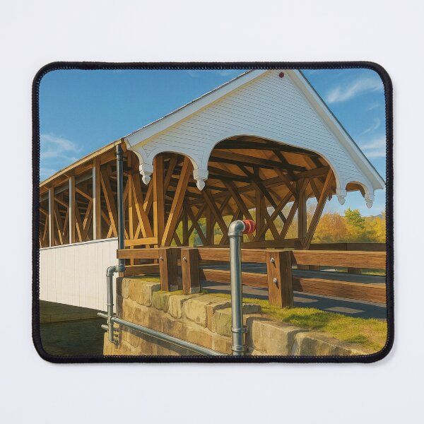 Item preview, The Historic Stark Covered Bridge designed and sold by Takeda-art.