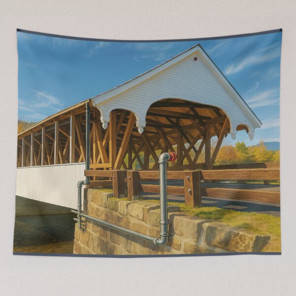 Item preview, The Historic Stark Covered Bridge designed and sold by Takeda-art.