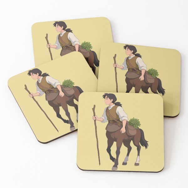 Item preview, Centaur Gatherer – Fantasy Forest Traveler with Staff, Satchel & Herbs designed and sold by The Paper Comet.