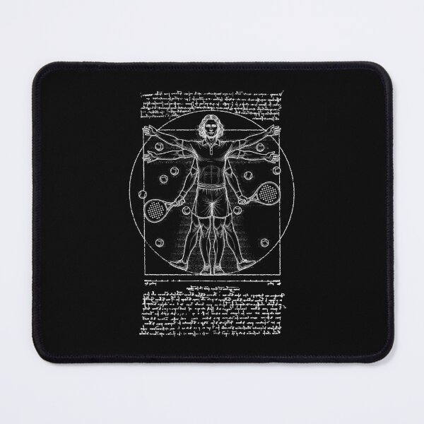 Item preview, Funny Padel Tennis Player Vintage Vitruvian Man Da Vinci designed and sold by GrandeDuc.