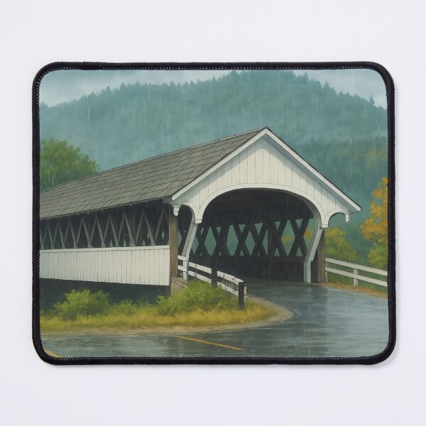 Item preview, The Historic Stark Covered Bridge designed and sold by Takeda-art.