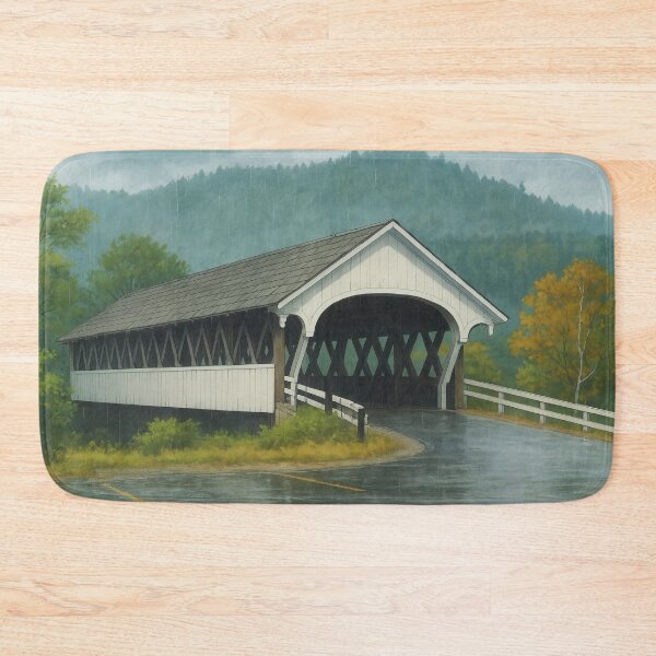 Item preview, The Historic Stark Covered Bridge designed and sold by Takeda-art.