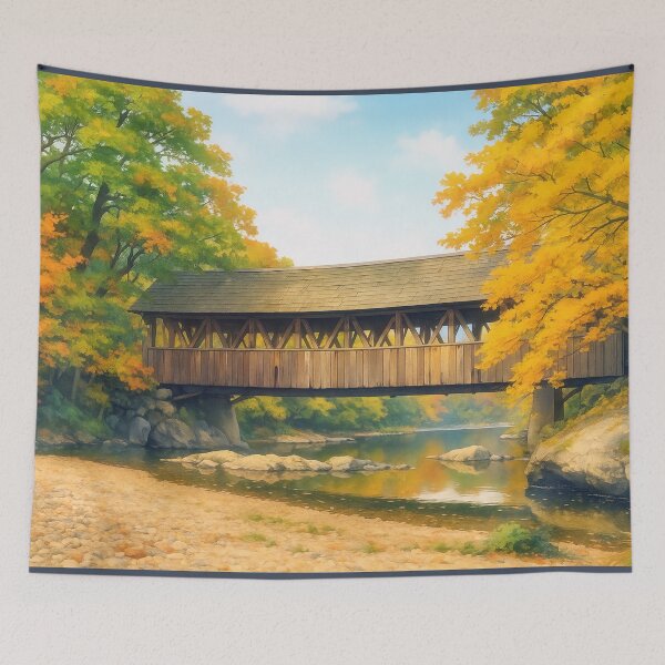 Item preview, The Historic Sunday River Bridge designed and sold by Takeda-art.