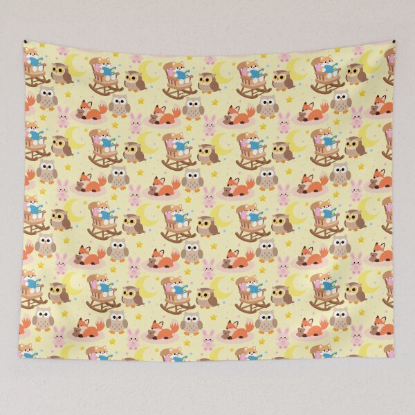 Item preview, Baby Shower Bedtime Story Seamless designed and sold by KJackArtwork.