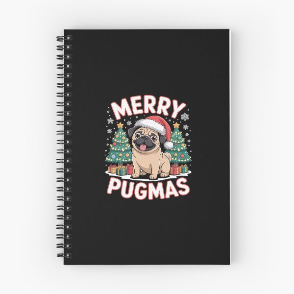 Item preview, Super Cute Merry Pugmas Christmas designed and sold by dainegilbert.