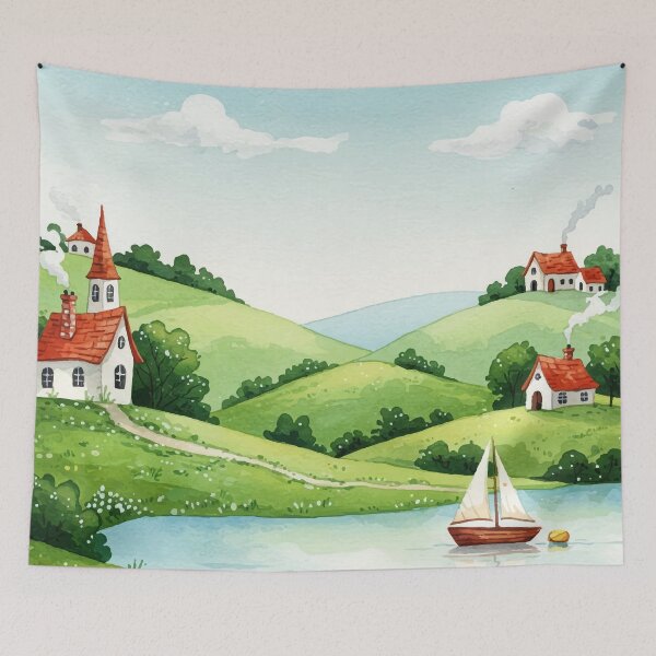 Item preview, Rural landscape designed and sold by Design4uStudio.