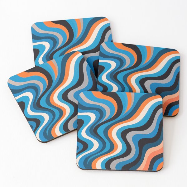Item preview, Wavy lines in color resonance designed and sold by Sigtrix.