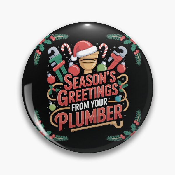Item preview, Season's greetings from your plumber designed and sold by DreamOnShirts.